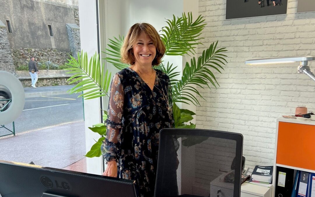 Laurence Moulia, responsable de l’agence de Biarritz